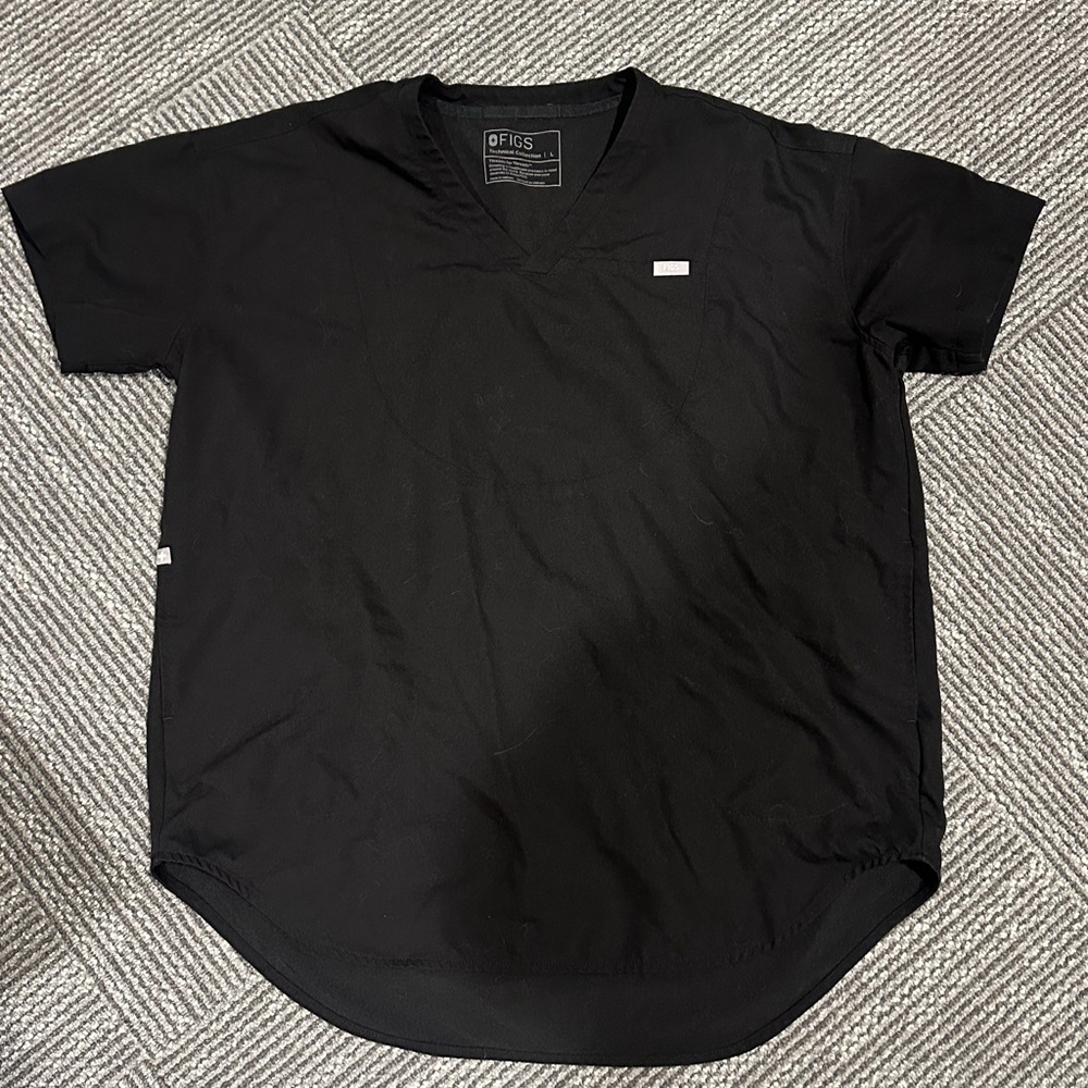 Women’s Figs Black Short Sleeve Top - oversized top